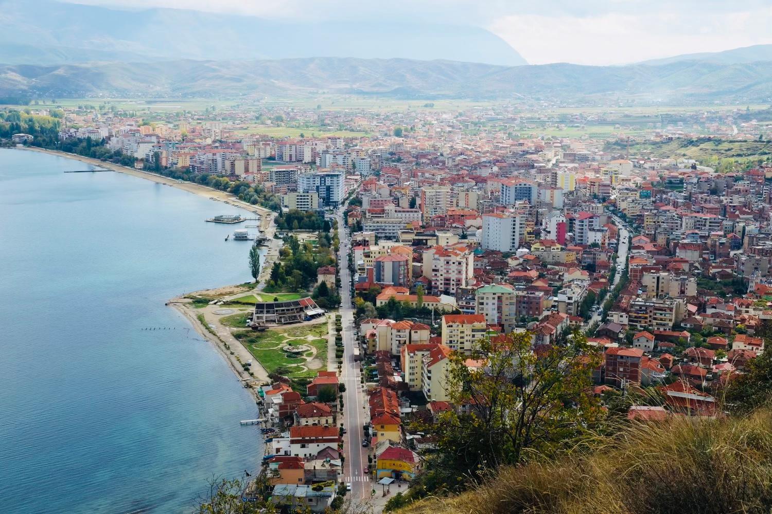 Apartamento Charming House Pogradec Exterior foto